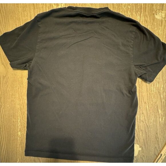 True Religion Black Crewneck Spell Out Horse Shoe T Shirt Tee Large - Picture 5 of 5